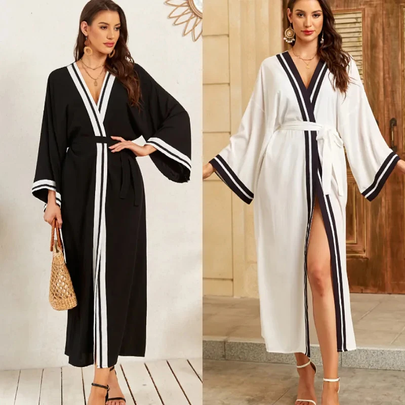 Women's Bathrobe Cardigan Kimono Cotton Blend Sexy Loose Bikini Cover Up Beach Coverup for Vacation Swimsuit
Women's Bathrobe Cardigan Kimono Cotton Blend Sexy Loose Bikini Cover Up Beach Coverup for Vacation Swimsuit