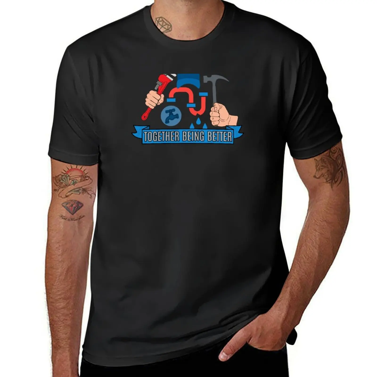Together Being Better Plumber T-Shirt korean fashion cute tops blacks anime clothes men clothings
Together Being Better Plumber T-Shirt korean fashion cute tops blacks anime clothes men clothings