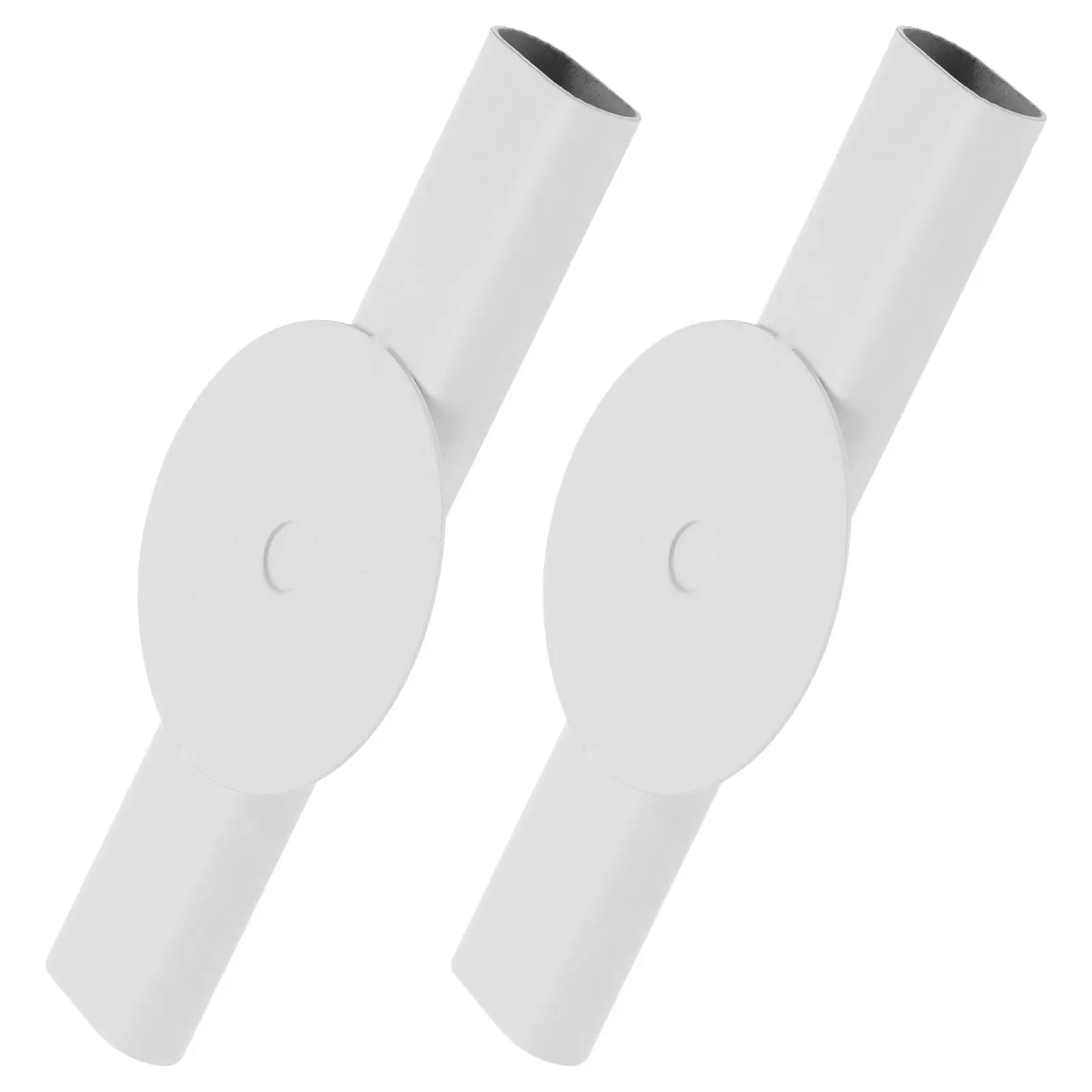 2Pcs Modern Wall Mounted Flower Tube Vase White Metal Self Adhesive Peel and Stick Vertical Floral Holder for Kitchen Bathroom
2Pcs Modern Wall Mounted Flower Tube Vase White Metal Self Adhesive Peel and Stick Vertical Floral Holder for Kitchen Bathroom