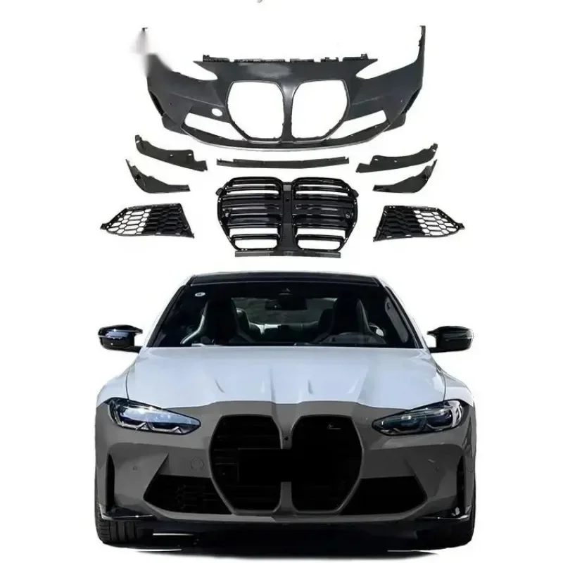 for BMW 4 Series G22 Modified M4 Style Rear Bumper with Exhaust Grill for BMW Body Kit Car Bumper 2020 2021 2022 Grille
for BMW 4 Series G22 Modified M4 Style Rear Bumper with Exhaust Grill for BMW Body Kit Car Bumper 2020 2021 2022 Grille