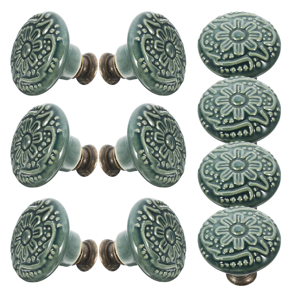 10pcs Ceramic Cabinet Door Handles Pattern Drawer Knobs Simple Design Kitchen Bathroom Furniture Hardware Easy Install
10pcs Ceramic Cabinet Door Handles Pattern Drawer Knobs Simple Design Kitchen Bathroom Furniture Hardware Easy Install