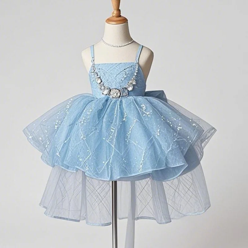 Baby Girl Birthday Stylish Lolita Dress Girl Ai Tail Princess Dress 2025 Summer Children's Day Performance Costume for Kids 2-9Y
Baby Girl Birthday Stylish Lolita Dress Girl Ai Tail Princess Dress 2025 Summer Children's Day Performance Costume for Kids 2-9Y
