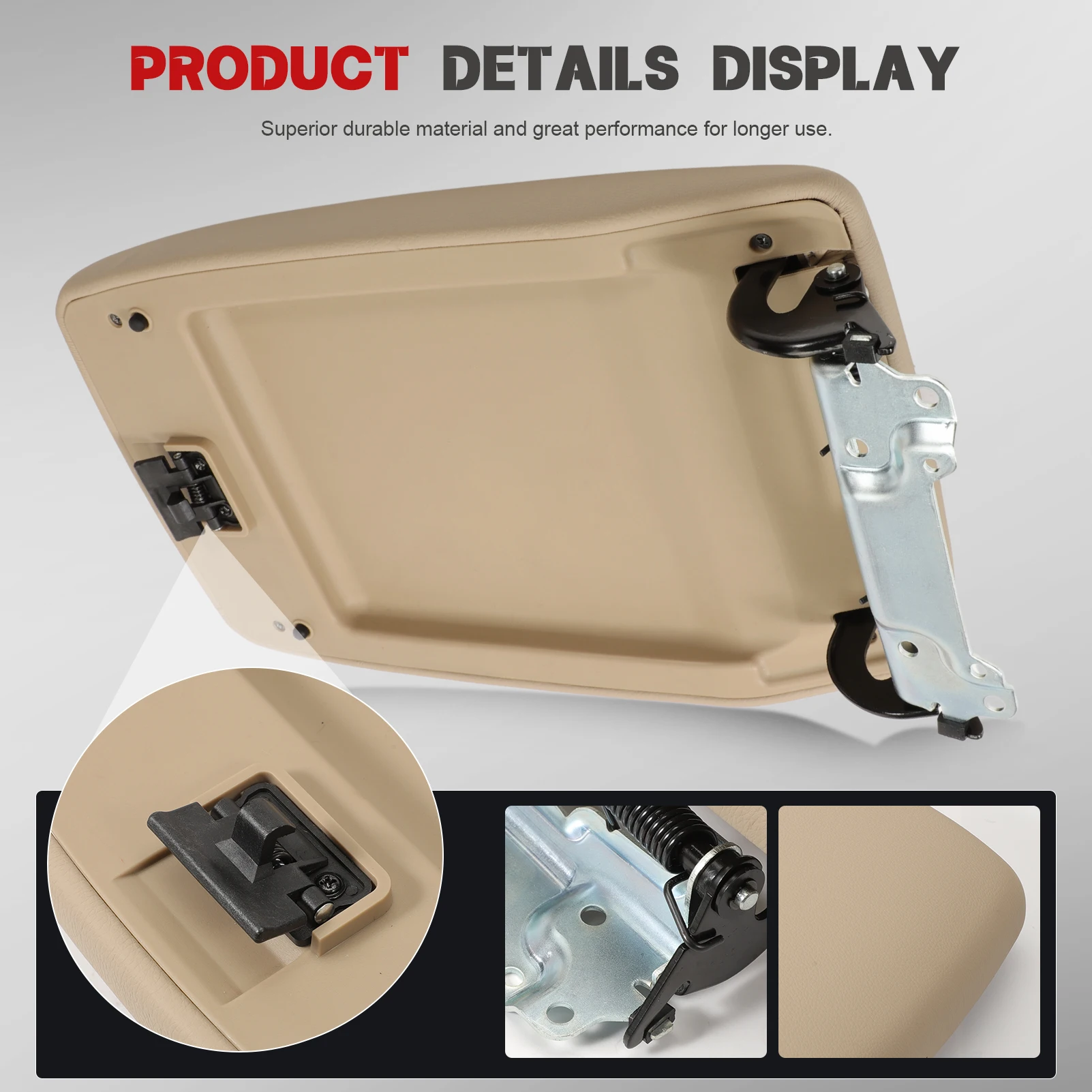 Center Beige Armrest Box Cover with Bracket,Fit for Highlander 2008-2013, 58905-0E040-E0
Center Beige Armrest Box Cover with Bracket,Fit for Highlander 2008-2013, 58905-0E040-E0