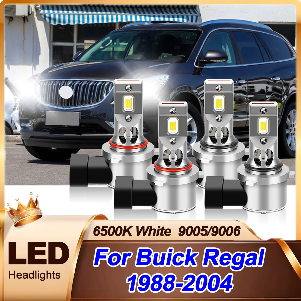 LED 9005 9006 Light Bulbs 20000LM Car Headlight Bulbs 6500K HB3 HB4 Plug&Play Automobile Lamps For Buick Regal 1988-2004
LED 9005 9006 Light Bulbs 20000LM Car Headlight Bulbs 6500K HB3 HB4 Plug&Play Automobile Lamps For Buick Regal 1988-2004