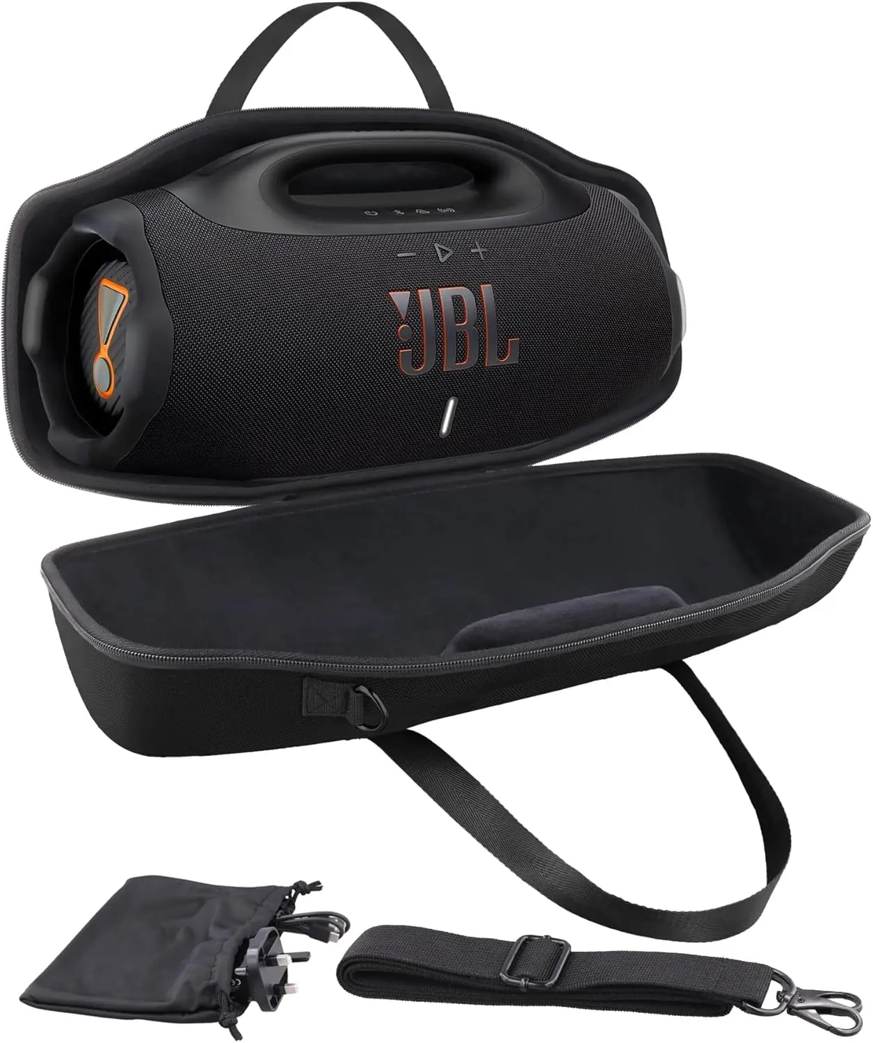 Hard Travel Case for JBL Boombox 4 Waterproof Portable Bluetooth Speaker (Black)
Hard Travel Case for JBL Boombox 4 Waterproof Portable Bluetooth Speaker (Black)