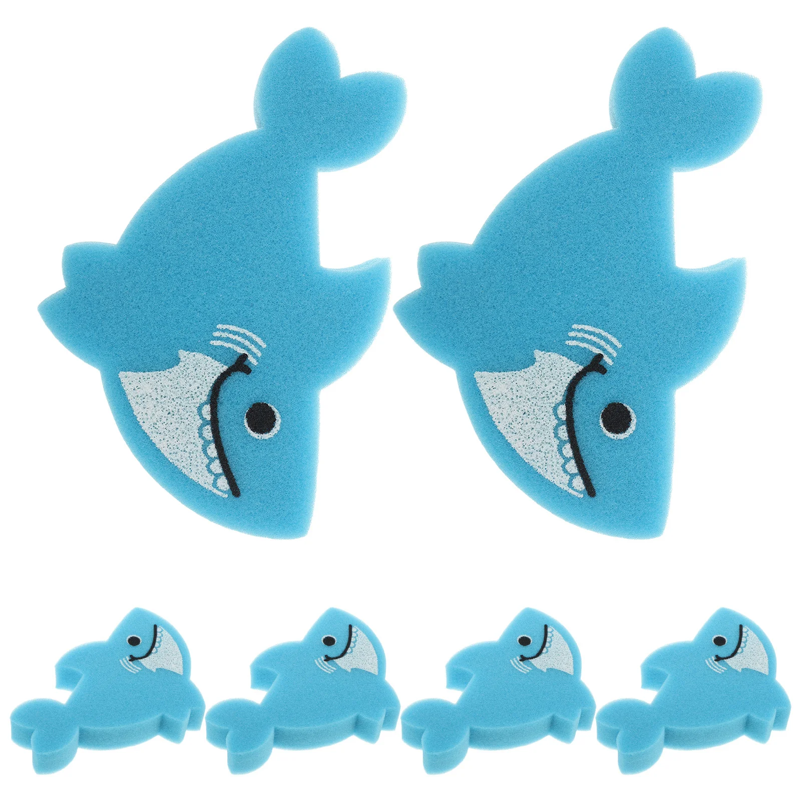 6pcs Creative Shark Design Kids Bath Sponge Soft Animal Shower Sponge Ocean Bath For Toddlers - Baby Bathing Essentials
6pcs Creative Shark Design Kids Bath Sponge Soft Animal Shower Sponge Ocean Bath For Toddlers - Baby Bathing Essentials