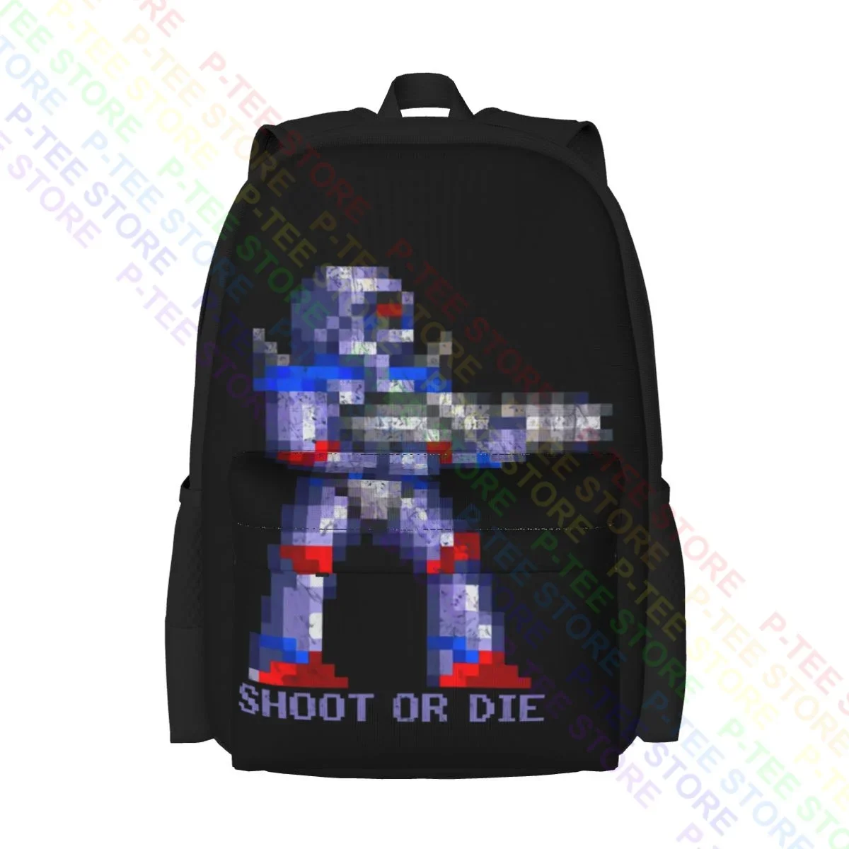 Shoot Or Die Turrican Game Sprite подруга Figur робот произведение большой емкости рюкзак Милая спортивная сумка
Shoot Or Die Turrican Game Sprite подруга Figur робот произведение большой емкости рюкзак Милая спортивная сумка