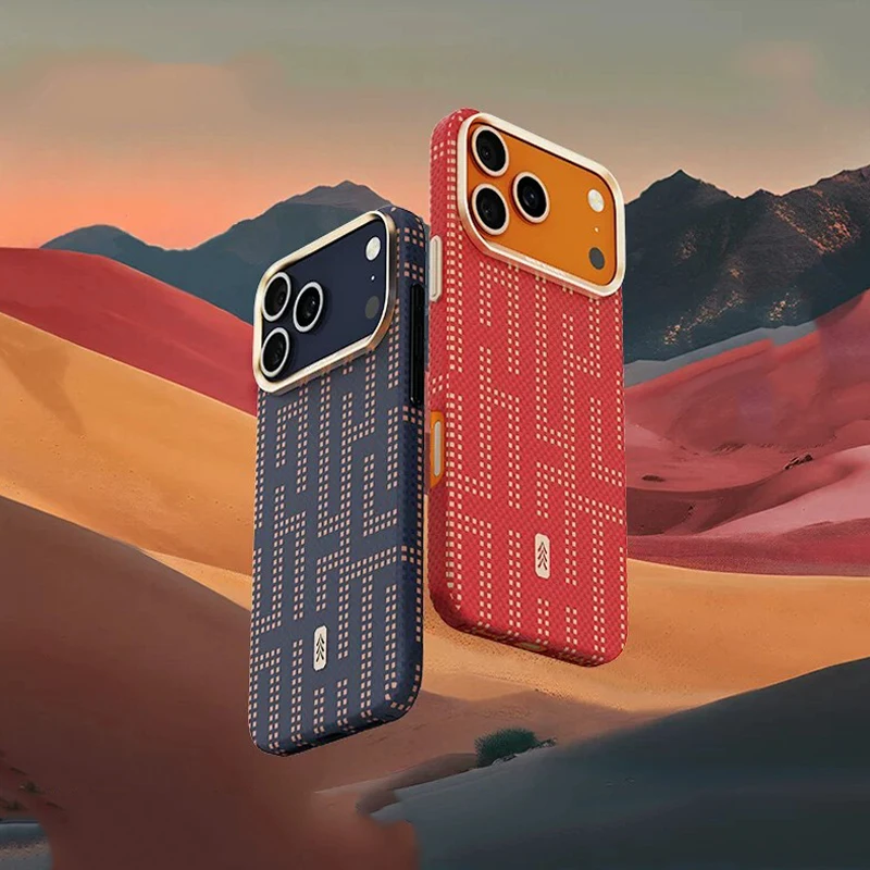 DEFENSE Kevlar Series for iPhone 17 Pro Max Case Gilded Tactile Woven Aramid Fiber Magnetic Case for iPhone 17 Pro Case
DEFENSE Kevlar Series for iPhone 17 Pro Max Case Gilded Tactile Woven Aramid Fiber Magnetic Case for iPhone 17 Pro Case