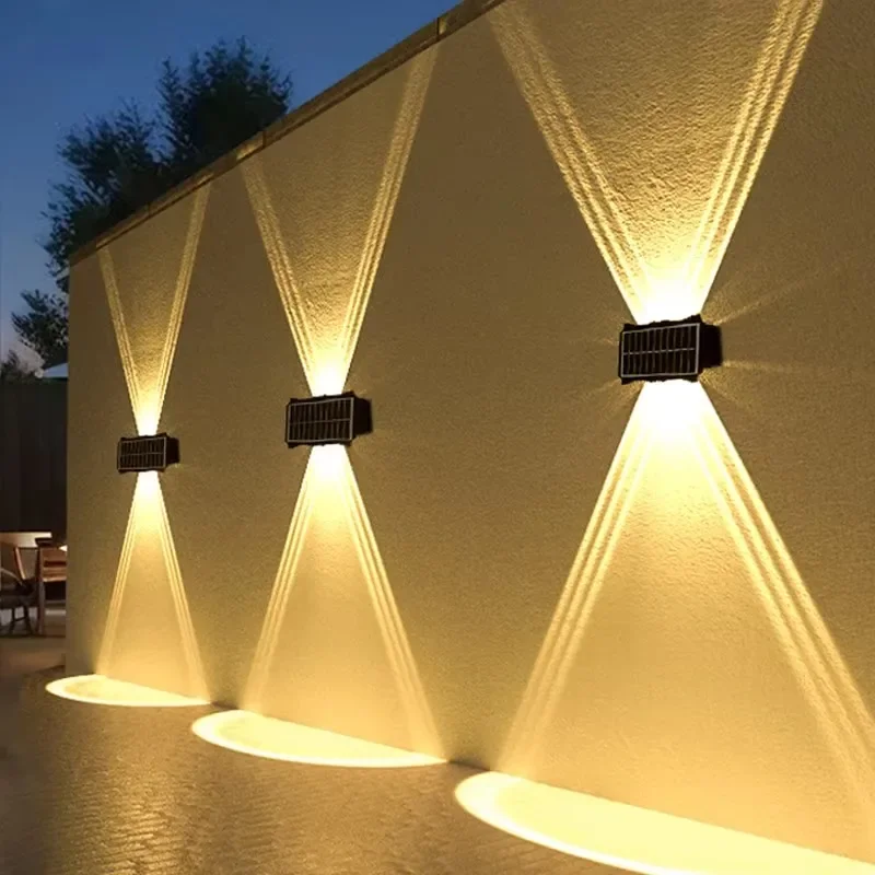 Solar Wall Lamp Outdoor Solar LED Light Waterproof Up And Down Luminous Lighting Balcony Yard Garden Decoration Lights Edc beads
Solar Wall Lamp Outdoor Solar LED Light Waterproof Up And Down Luminous Lighting Balcony Yard Garden Decoration Lights Edc beads