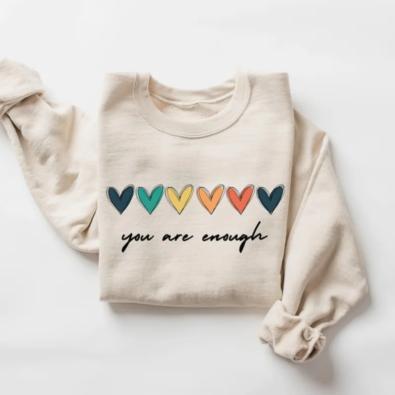 Mental Health Sweater Women Oversized Hoodie Inspirational Encouragement Hearts Graphic Jumper Crewneck Pullover Mental Health
Mental Health Sweater Women Oversized Hoodie Inspirational Encouragement Hearts Graphic Jumper Crewneck Pullover Mental Health
