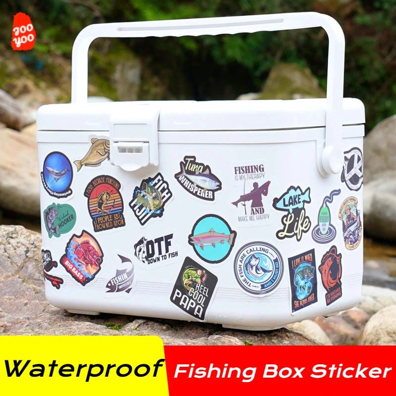 50PCS Fishing Box Sticker Luer Waterproof Sticker Graffiti DIY Modified Sticker Gear Box Personalized Sticker Fishing Supplies
50PCS Fishing Box Sticker Luer Waterproof Sticker Graffiti DIY Modified Sticker Gear Box Personalized Sticker Fishing Supplies