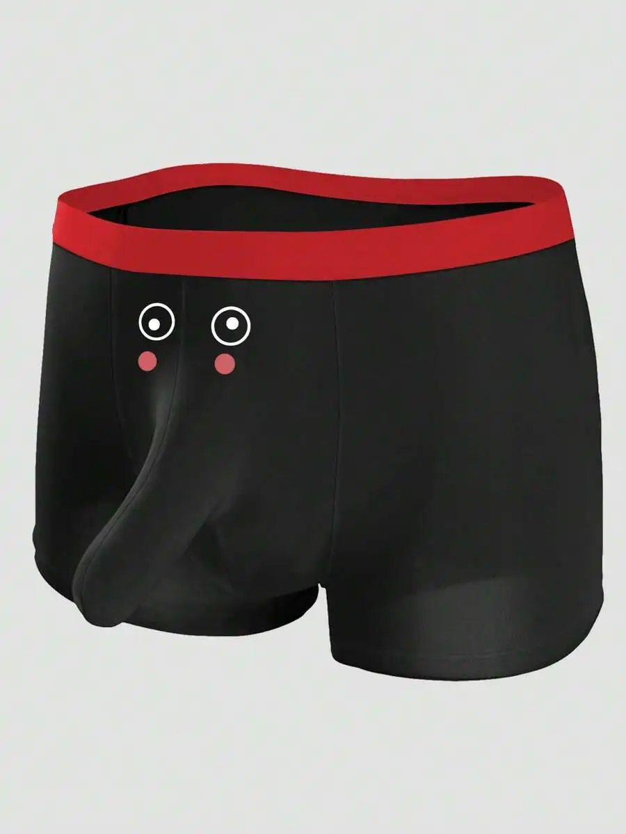 Mens Black Cartoon Eye Print Pouch Waistband Briefs Comfortable Breathable Elastic Everyday Underwear
Mens Black Cartoon Eye Print Pouch Waistband Briefs Comfortable Breathable Elastic Everyday Underwear
