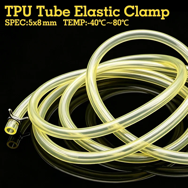 High Pressure Yellow TPU Fuel Tube Secure 304 Clamps Anti Leak Flexible Petrol Gas Hose 50cm/1m/2m/3m for Auto Motorcycle
High Pressure Yellow TPU Fuel Tube Secure 304 Clamps Anti Leak Flexible Petrol Gas Hose 50cm/1m/2m/3m for Auto Motorcycle