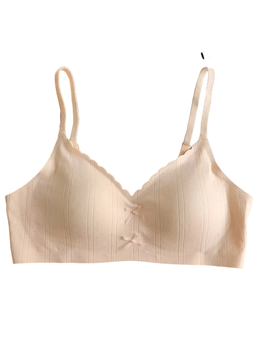 Women's Seamless Comfort Bralette for Small Bust Wire-Free Sweet Bow Design KUCLUT
Women's Seamless Comfort Bralette for Small Bust Wire-Free Sweet Bow Design KUCLUT