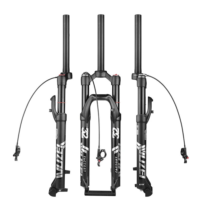STLF WUZEI MTB Bicycle Fork 26/27.5/29 Inch Suspension Air Oil Fork Shoulder/Wire Control Mountain Bike Adjust Bike Brake Forks 
STLF WUZEI MTB Bicycle Fork 26/27.5/29 Inch Suspension Air Oil Fork Shoulder/Wire Control Mountain Bike Adjust Bike Brake Forks