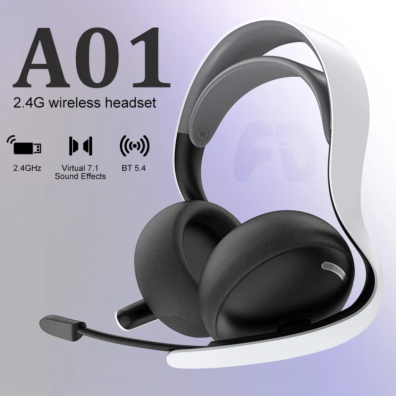 Wireless Headset Over-Ear 4-Mode Connection USB-C Wired USB Receiver 3.5mm Jack 800mAh Battery Portable Head Mounted Headphones
Wireless Headset Over-Ear 4-Mode Connection USB-C Wired USB Receiver 3.5mm Jack 800mAh Battery Portable Head Mounted Headphones