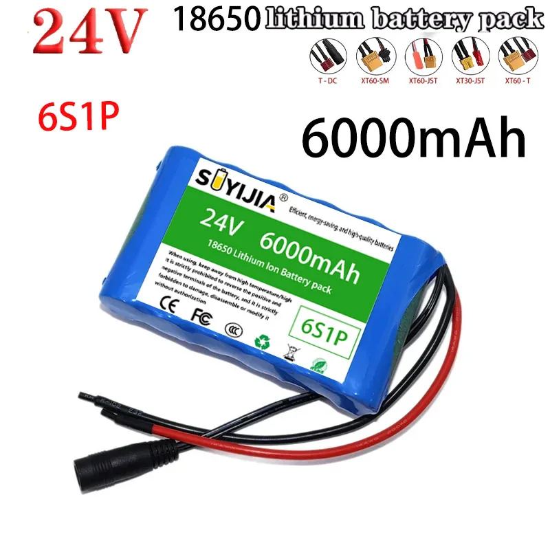 24V 6000mAh 6s1p 18650 Rechargeable Lithium Battery with BMS, Suitable for 25.2V Low-power Electric Moving Tools
24V 6000mAh 6s1p 18650 Rechargeable Lithium Battery with BMS, Suitable for 25.2V Low-power Electric Moving Tools