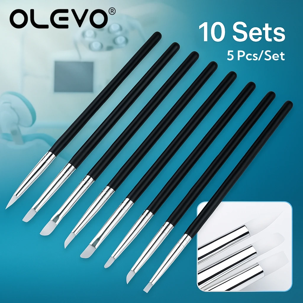 50Pcs Dental Resin Silicone Shaping Pen Brush Art Brush Dentistry Composite Cement Porcelain Teeth Shaping DIY Drawing Tool 
50Pcs Dental Resin Silicone Shaping Pen Brush Art Brush Dentistry Composite Cement Porcelain Teeth Shaping DIY Drawing Tool