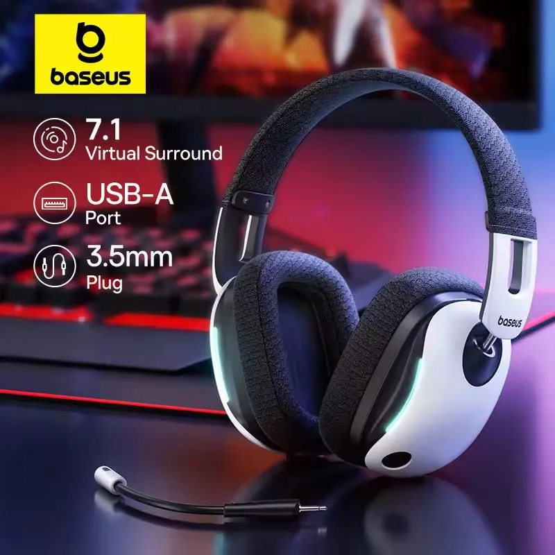 GoPlay 1 Max Gaming Headset 3.5mm jack&USB Wired Headphones For PS5/PS4/XBOX/Windows/Switch/Mobile 7.1 Virtual Surround
GoPlay 1 Max Gaming Headset 3.5mm jack&USB Wired Headphones For PS5/PS4/XBOX/Windows/Switch/Mobile 7.1 Virtual Surround