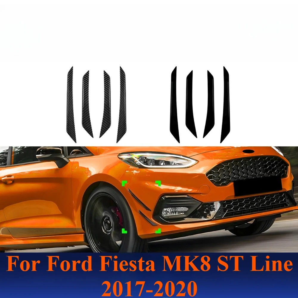 For Ford Fiesta MK8 ST Line 2017-2020 Front Side Canards Wind Blades Bumper Lip Splitter Trim Exterior Modification Accessories
For Ford Fiesta MK8 ST Line 2017-2020 Front Side Canards Wind Blades Bumper Lip Splitter Trim Exterior Modification Accessories