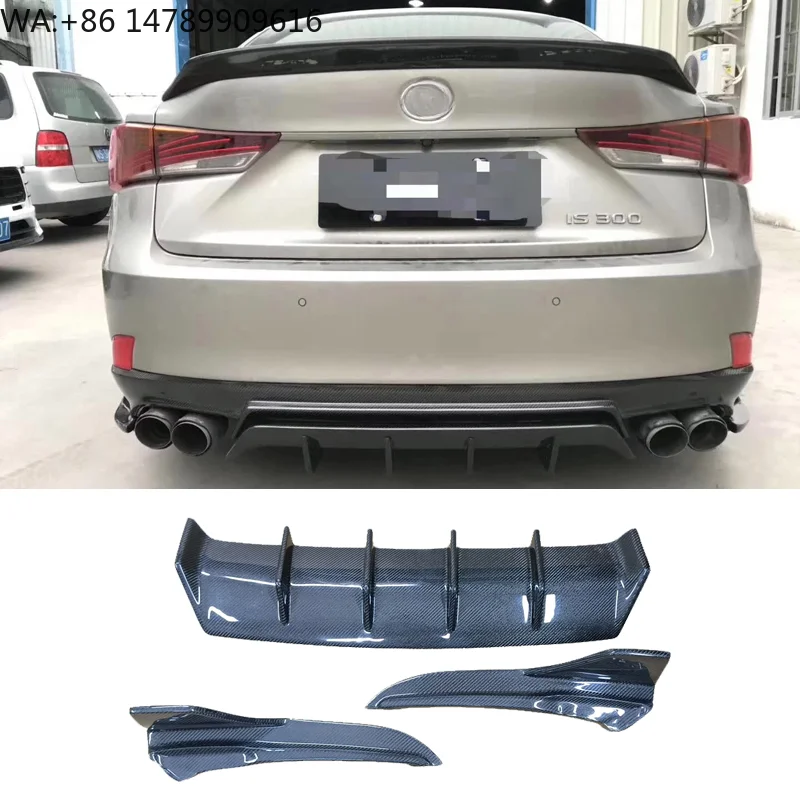 New YOMDO Carbon Fiber Bodykit Rear Diffuser Lip for IS IS300 2017-2019 with 100% Fitment Screw-On Installation
New YOMDO Carbon Fiber Bodykit Rear Diffuser Lip for IS IS300 2017-2019 with 100% Fitment Screw-On Installation
