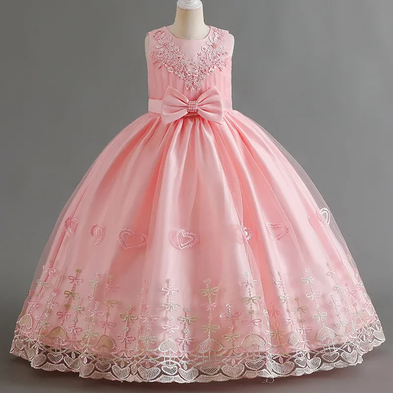 2025 Summer New Girls' Dress: Big Boy Long Princess Dress Piano Host Performance Dress Embroidered Mesh Wedding Birthday Dress
2025 Summer New Girls' Dress: Big Boy Long Princess Dress Piano Host Performance Dress Embroidered Mesh Wedding Birthday Dress