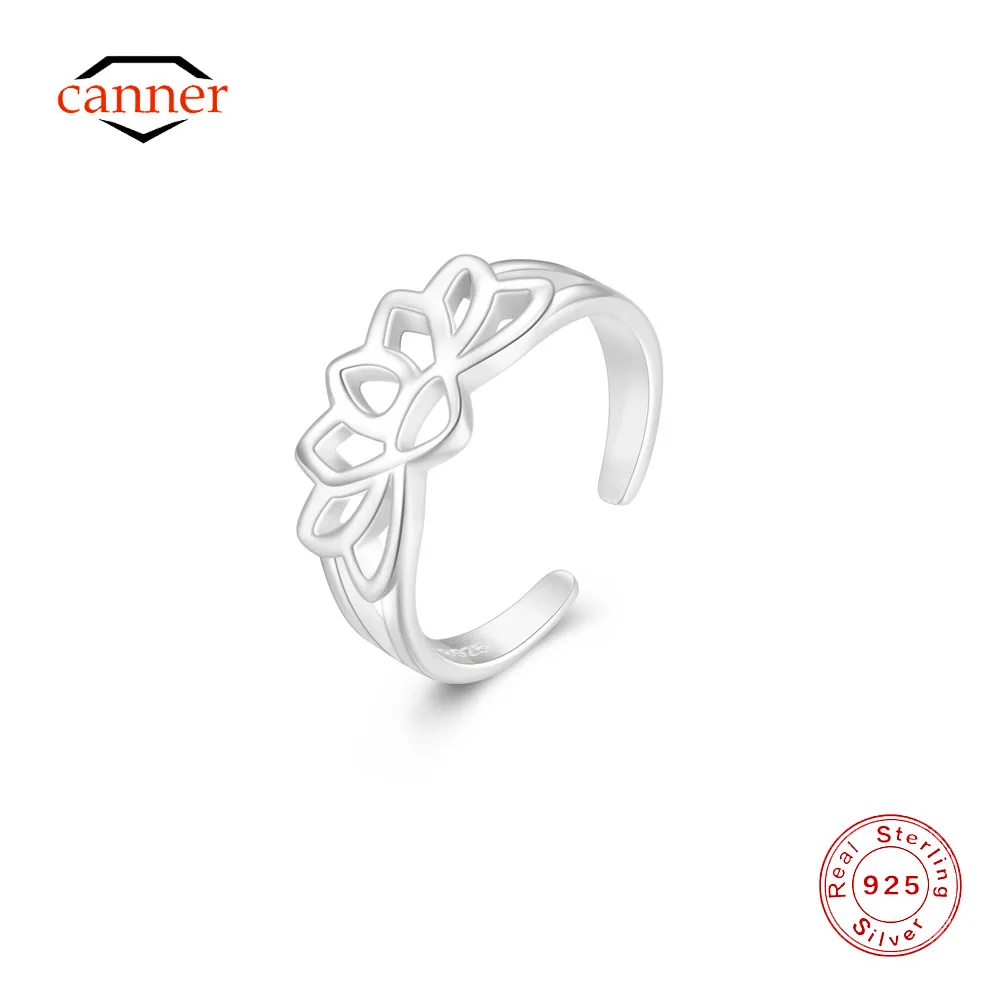 Женское кольцо с открытым носком CANNER, из стерлингового серебра 925 пробы, с лотосом, простое летнее уличное пляжное Ювелирное Украшение из 18-каратного золота
Женское кольцо с открытым носком CANNER, из стерлингового серебра 925 пробы, с лотосом, простое летнее уличное пляжное Ювелирное Украшение из 18-каратного золота