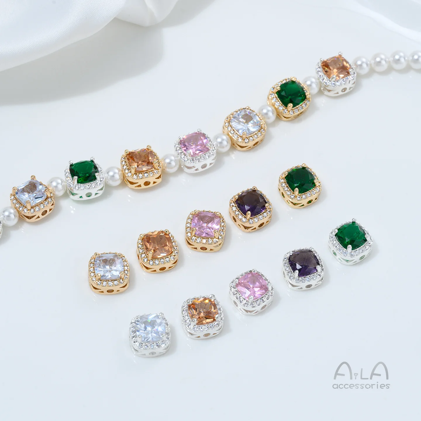 Медные бусины с позолотой 14K и цветными цирконами, квадратные хрустальные бусины ручной работы для браслетов, ожерелий и ювелирных изделий
Медные бусины с позолотой 14K и цветными цирконами, квадратные хрустальные бусины ручной работы для браслетов, ожерелий и ювелирных изделий