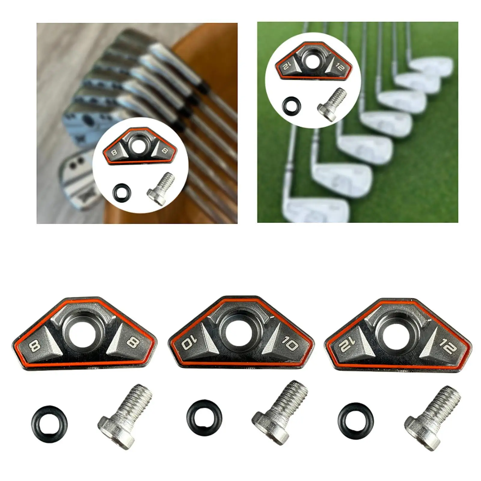 Golf Club Weight Professional Sports Premium Convenient Spare Parts Training Easy to Install Practical Accessory Practicing
Golf Club Weight Professional Sports Premium Convenient Spare Parts Training Easy to Install Practical Accessory Practicing