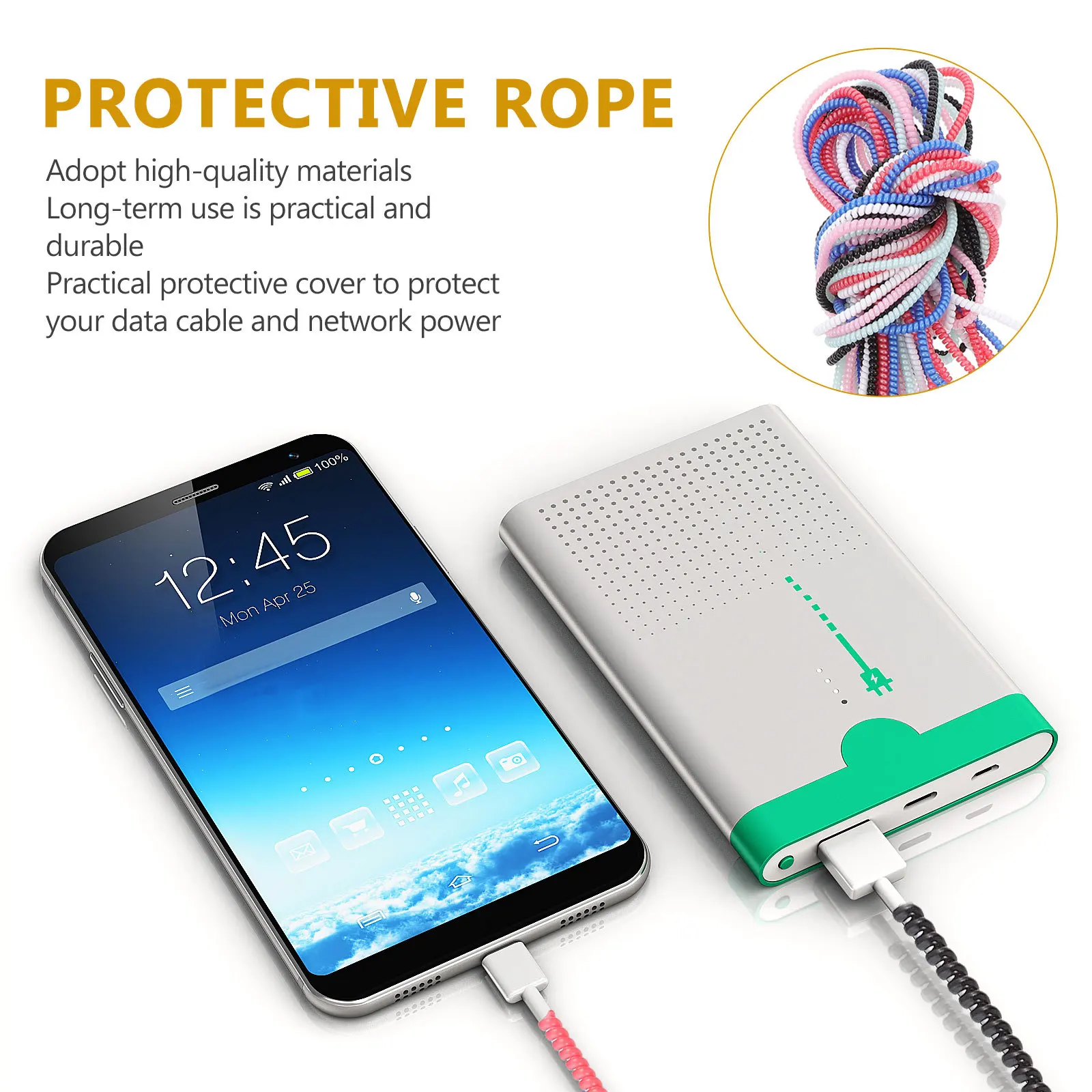 12 pcs Spring Data Cable Protector 1.4M Stretchable Wire Hider For Desk Cord Coiled Tube Plastic Sleeve
12 pcs Spring Data Cable Protector 1.4M Stretchable Wire Hider For Desk Cord Coiled Tube Plastic Sleeve