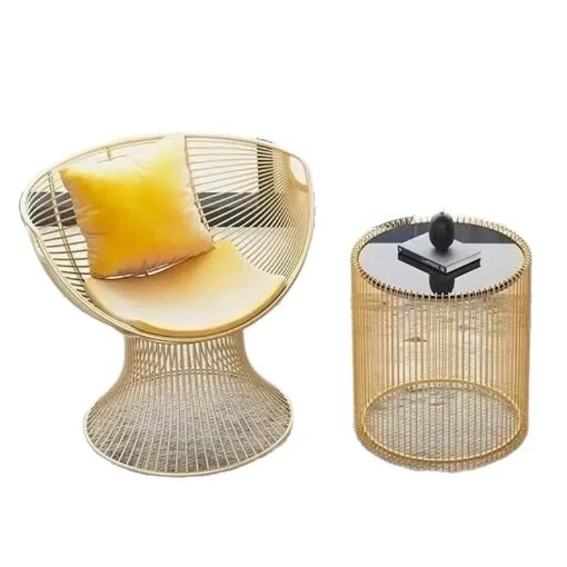Single sofa coffee table set light luxury household balcony table sofa chair combination
Single sofa coffee table set light luxury household balcony table sofa chair combination