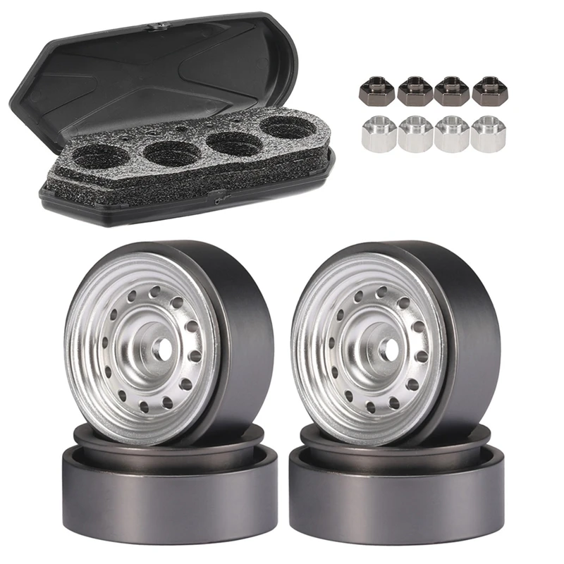 4 шт., металлическая Ступица колеса 91,2 г 1/18 дюйма для Axial SCX24 AX24 Traxxas TRX4M FMS FCX24 1/24, детали для радиоуправляемых автомобилей на гусеничном ходу 
4 шт., металлическая Ступица колеса 91,2 г 1/18 дюйма для Axial SCX24 AX24 Traxxas TRX4M FMS FCX24 1/24, детали для радиоуправляемых автомобилей на гусеничном ходу