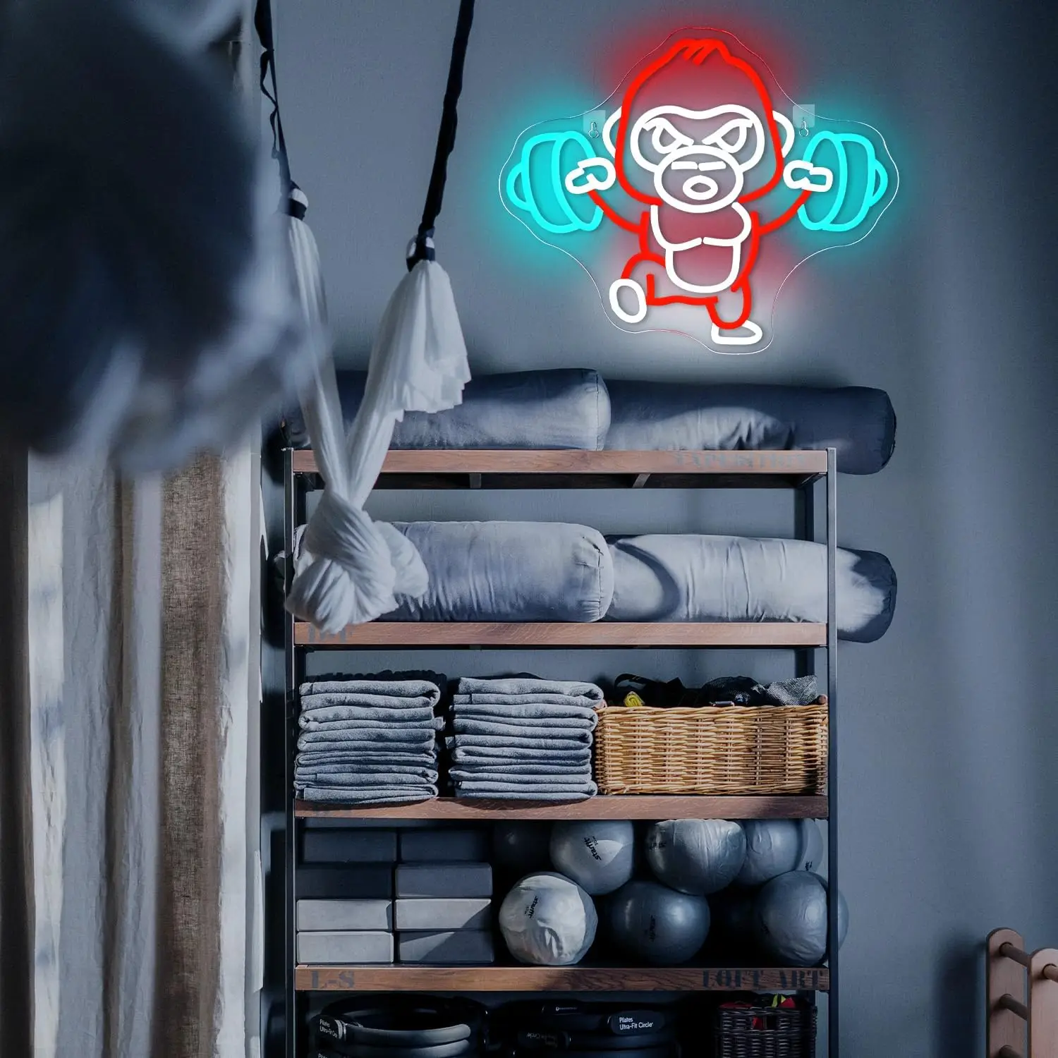 Gorilla Barbell Dumbbell Neon Signs for Wall Decor Gym Neon Sign Cute Anime Neon Lights for Workout Room King Kong Neon Business
Gorilla Barbell Dumbbell Neon Signs for Wall Decor Gym Neon Sign Cute Anime Neon Lights for Workout Room King Kong Neon Business