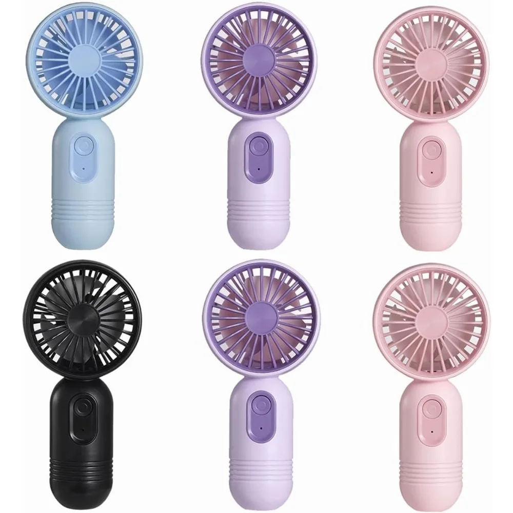 6-pack Mini Fans, 3 Speeds, Rechargeable for Office, Outdoor, Travel
6-pack Mini Fans, 3 Speeds, Rechargeable for Office, Outdoor, Travel