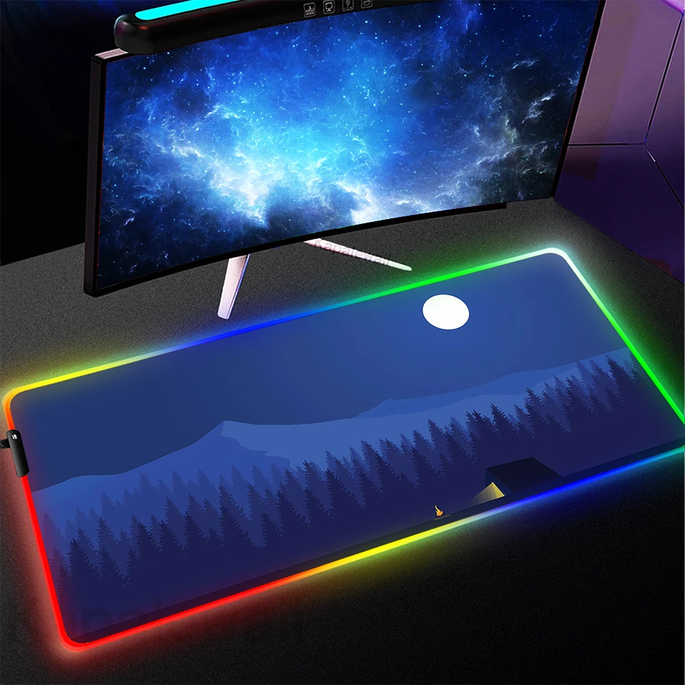 Large LED Light Gaming Mouse Pad Moon Landscape RGB Mousepad Anti-Slip Mouse Mat Luminous Keyboard Pads Colorful Table Carpet
Large LED Light Gaming Mouse Pad Moon Landscape RGB Mousepad Anti-Slip Mouse Mat Luminous Keyboard Pads Colorful Table Carpet
