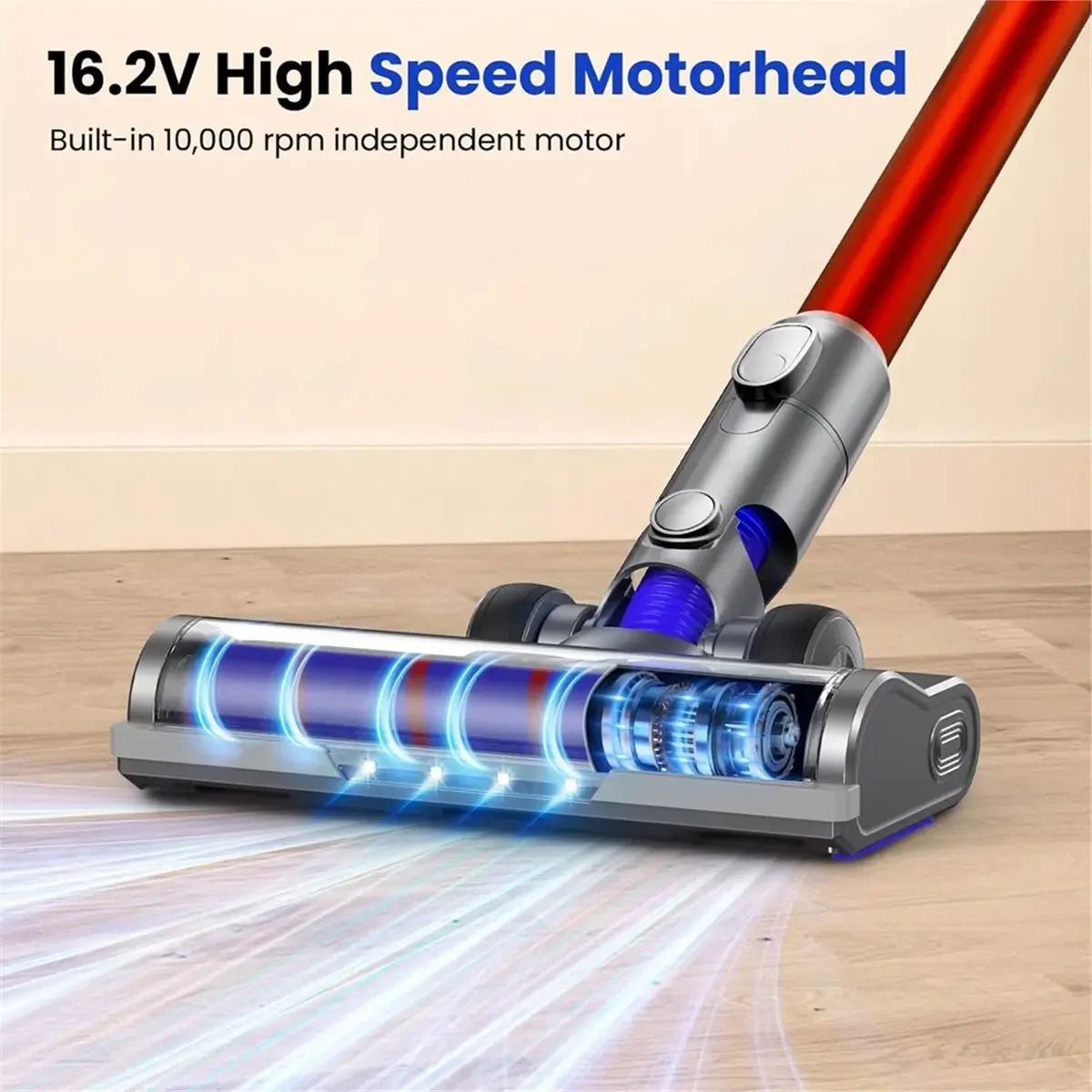 Replacement Vacuum Head for DysonV6 DC59 DC61 DC62 DC74 Vacuum Cleaners with LED Headlights,for Hardwood Floor & Carpets
Replacement Vacuum Head for DysonV6 DC59 DC61 DC62 DC74 Vacuum Cleaners with LED Headlights,for Hardwood Floor & Carpets