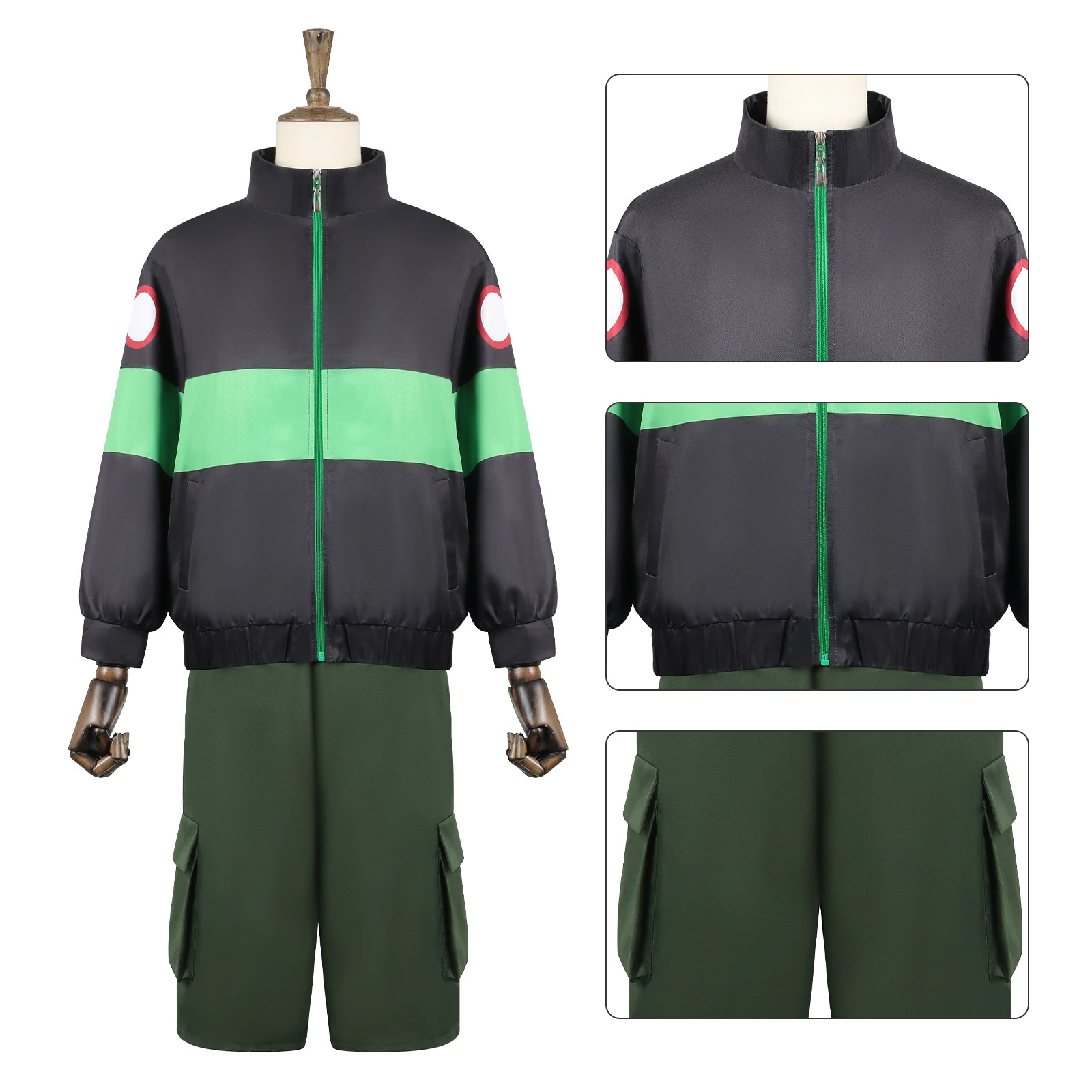 Anime Heisuke Mashimo Cosplay Costume Zipper Jacket Coat Shorts Men Fashion Uniforms Set Outfits for Halloween Party
Anime Heisuke Mashimo Cosplay Costume Zipper Jacket Coat Shorts Men Fashion Uniforms Set Outfits for Halloween Party