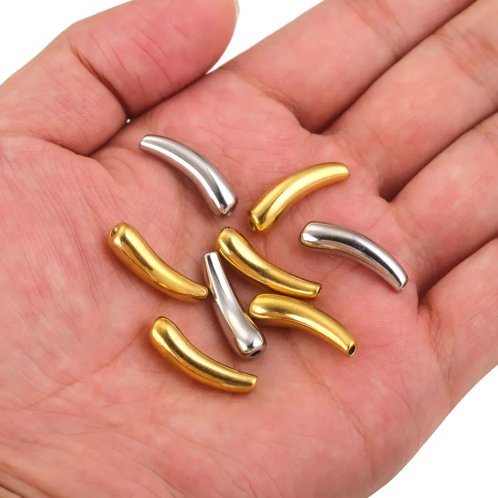 5pcs Gold Plated Stainless Steel Long Tube Loose Beads For Jewelry Making DIY Necklaces Bracelet Jewelry Supplies Accessories
5pcs Gold Plated Stainless Steel Long Tube Loose Beads For Jewelry Making DIY Necklaces Bracelet Jewelry Supplies Accessories