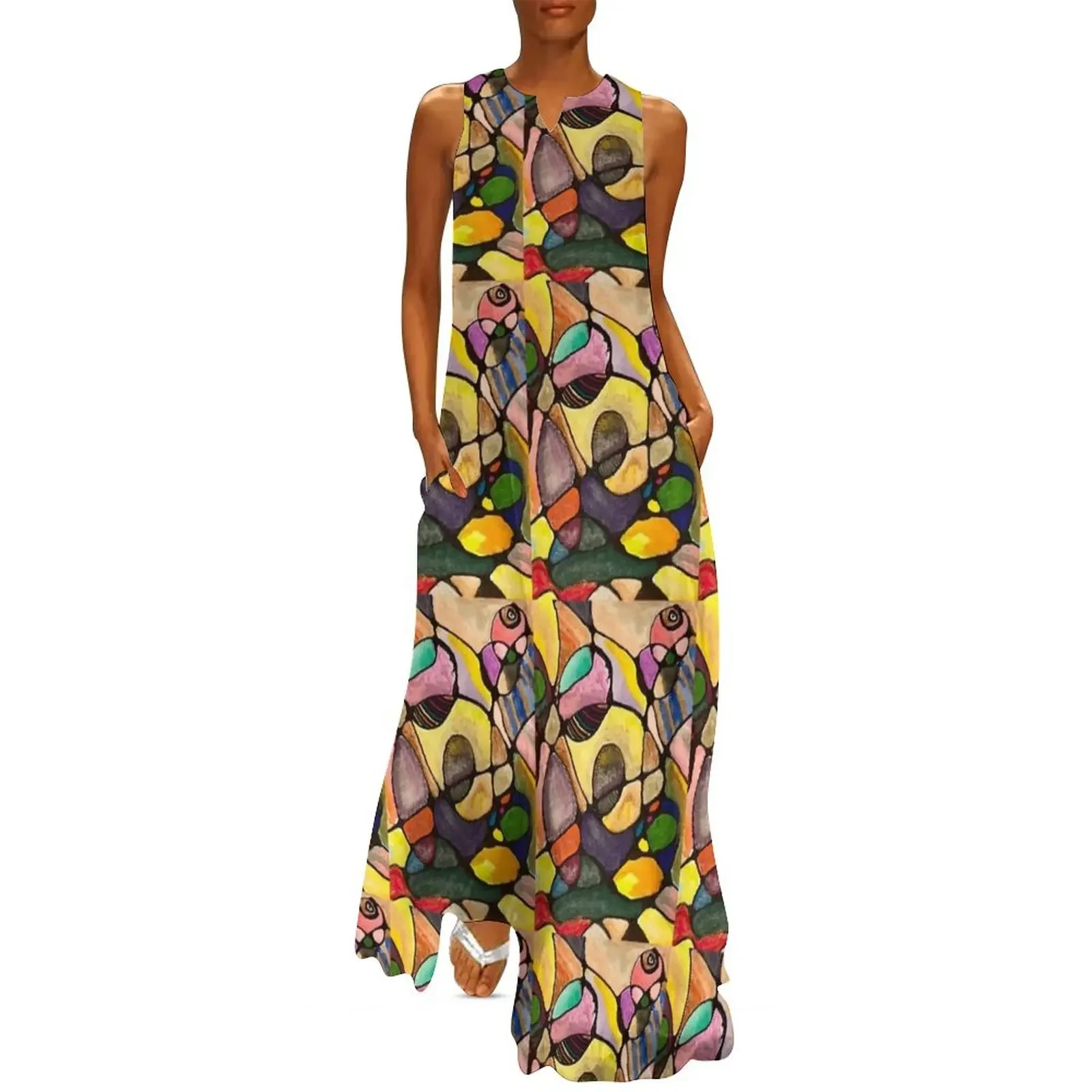 Watercolor Long Dress chic and elegant woman dress summer clothes for women Woman dresses women dress
Watercolor Long Dress chic and elegant woman dress summer clothes for women Woman dresses women dress
