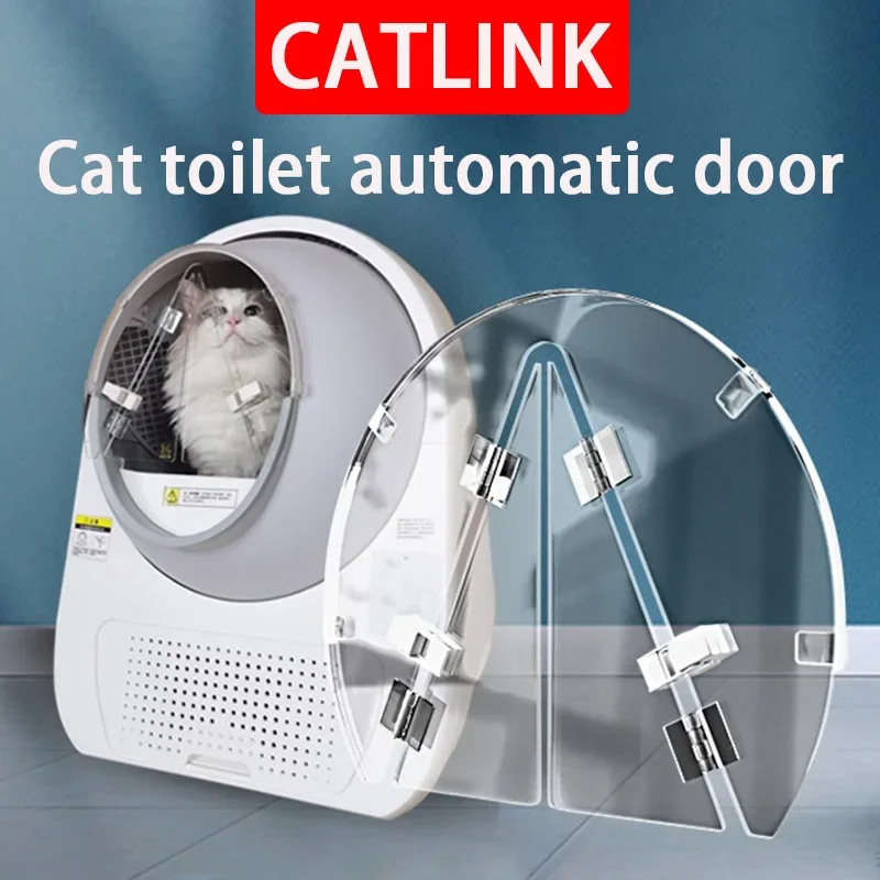 CATLINK Automatic Cat Toilet Door Curtain Transparent Acrylic Baffle Deodorization Cat Litter Automatic Door Pet Cats Products
CATLINK Automatic Cat Toilet Door Curtain Transparent Acrylic Baffle Deodorization Cat Litter Automatic Door Pet Cats Products