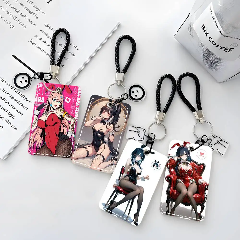 1PC Bunny Girl Card Case Keychain Access Card Bag Key Tag Ring Leather Card Holder Key Ring Access
1PC Bunny Girl Card Case Keychain Access Card Bag Key Tag Ring Leather Card Holder Key Ring Access