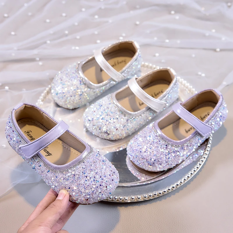 Girls Sequin Half Sandals Children Princess Performance Sandals Kids Flats Ballet Dress Shoes Soft Sole Size 23-36
Girls Sequin Half Sandals Children Princess Performance Sandals Kids Flats Ballet Dress Shoes Soft Sole Size 23-36