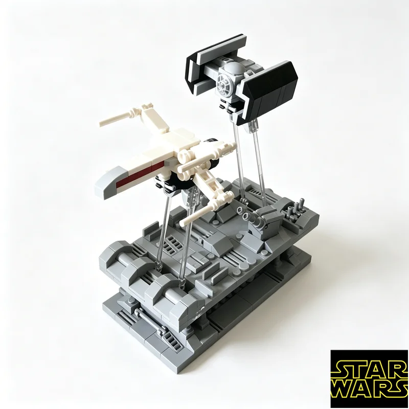 469pcs MOC Star Wars Trench Run Pursuit Kinetic Sculpture Desktop Decoration Creative Brick Model DIY Christmas Gift
469pcs MOC Star Wars Trench Run Pursuit Kinetic Sculpture Desktop Decoration Creative Brick Model DIY Christmas Gift