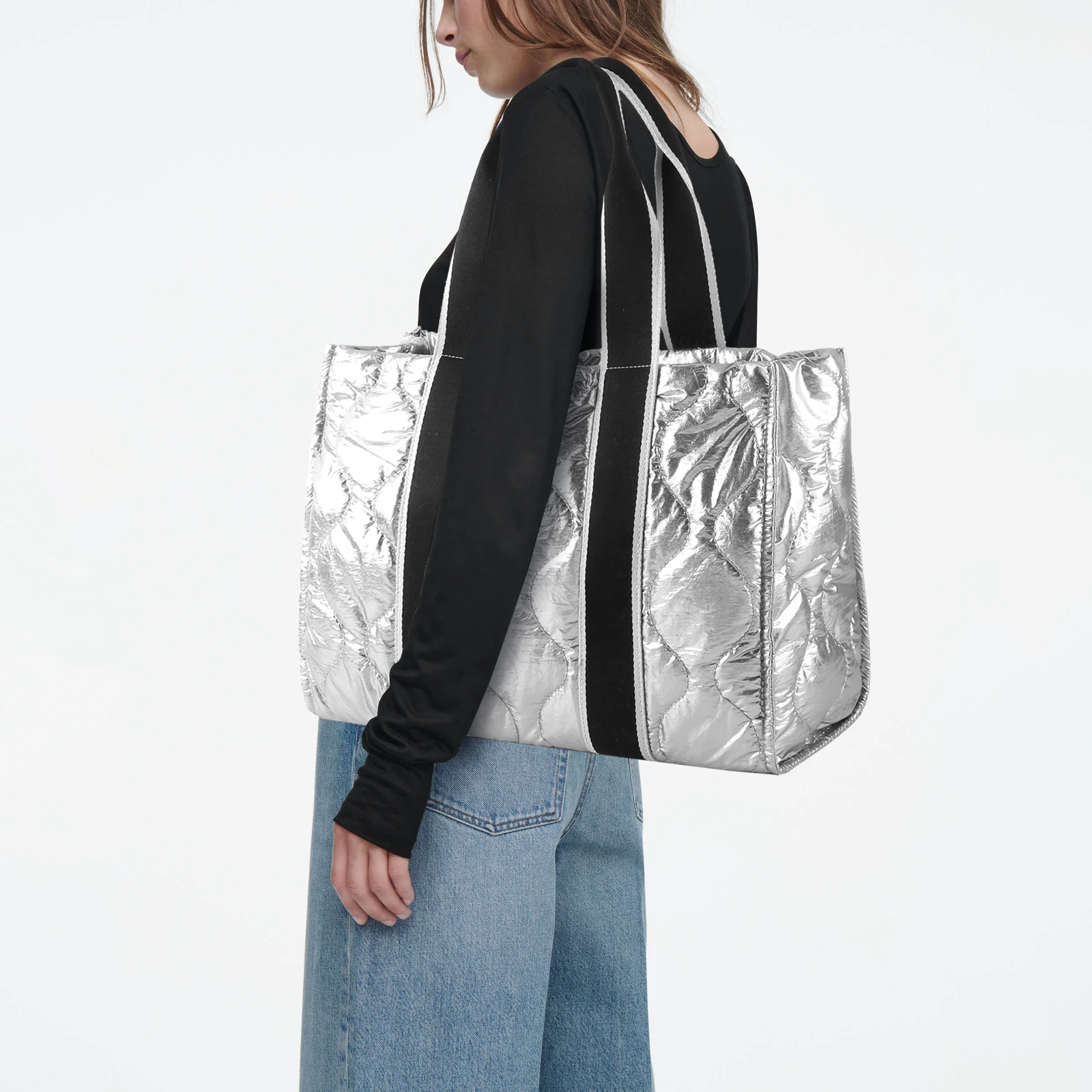 LIKEBAG модная женская сумка нишевая дизайнерская сумка пуховая Хлопковая сумка металлическая портативная вместительная сумка-тоут через плечо
LIKEBAG модная женская сумка нишевая дизайнерская сумка пуховая Хлопковая сумка металлическая портативная вместительная сумка-тоут через плечо