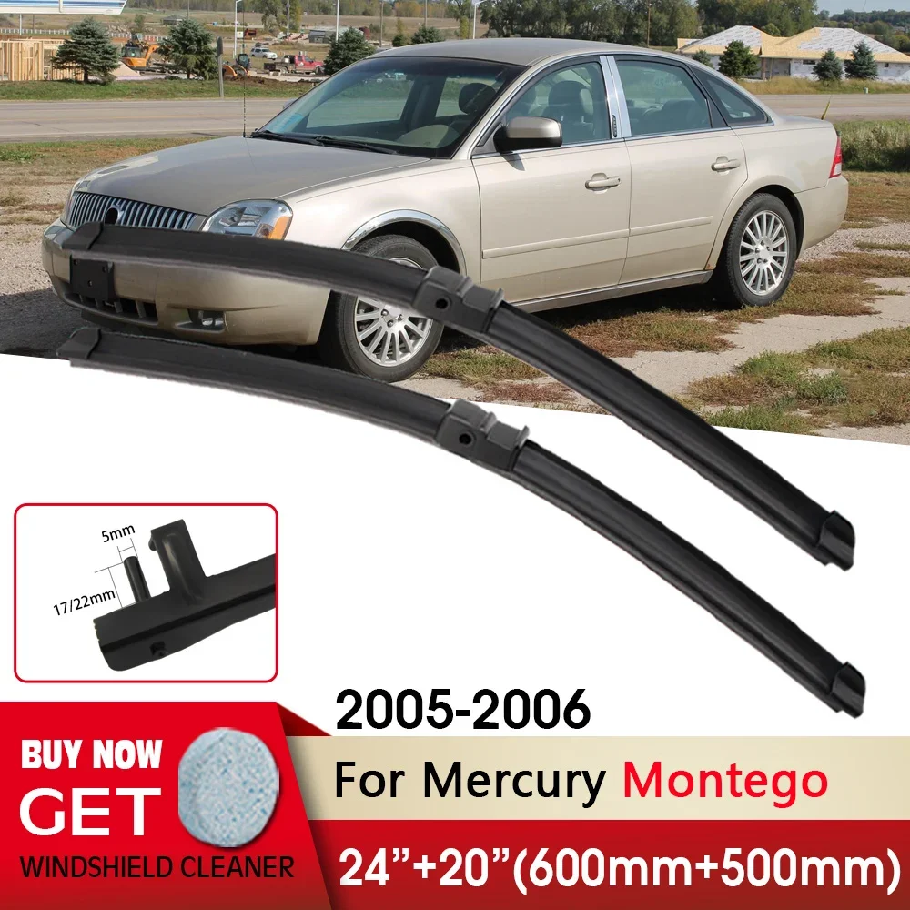 Car Wiper Front Wiper Blades 24"+20" For Mercury Montego 2005-2006 Fit Side Pin Arm Windshield Windscreen Front Window
Car Wiper Front Wiper Blades 24"+20" For Mercury Montego 2005-2006 Fit Side Pin Arm Windshield Windscreen Front Window