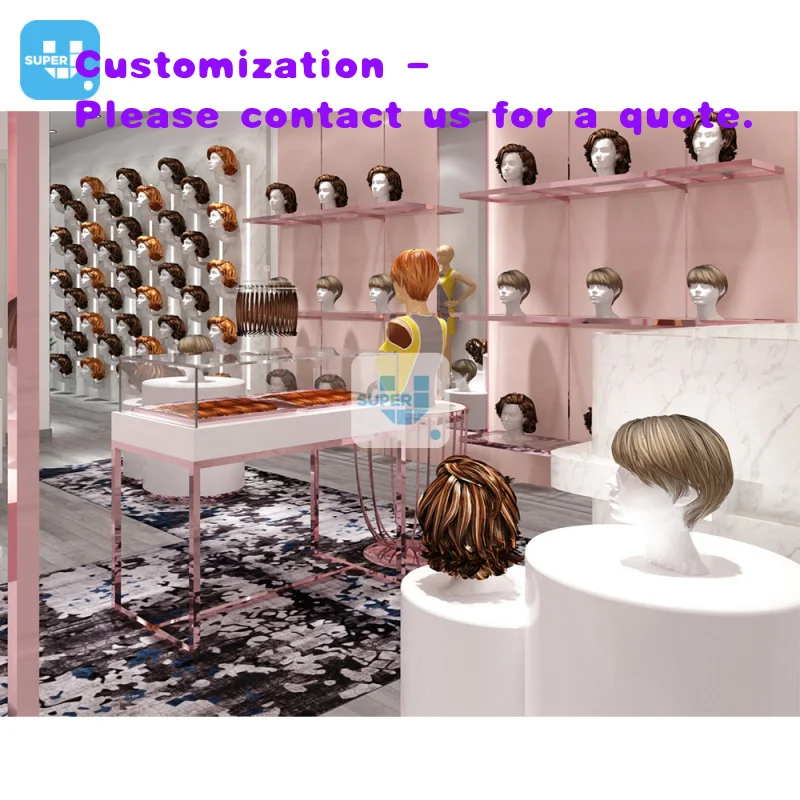 custom.Custom Rose Hair Wig Wall Display Shelf Trendy Beauty Shop Furniture Salon Decorating Ideas Mannequin Stand
custom.Custom Rose Hair Wig Wall Display Shelf Trendy Beauty Shop Furniture Salon Decorating Ideas Mannequin Stand