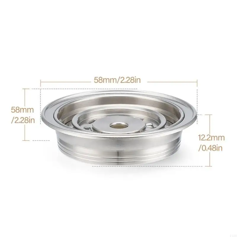 F92F Innovative Coffee Machine Conversion Tray Stainless Steel Coffee Pods Adapter Coffee Pods Attachment for Various Setting
F92F Innovative Coffee Machine Conversion Tray Stainless Steel Coffee Pods Adapter Coffee Pods Attachment for Various Setting