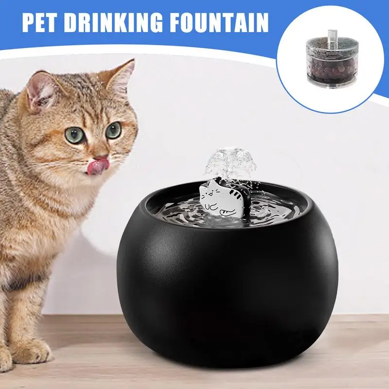 Pet Fountain Cat Drinking Fountain Rechargeable Automatic Dispenser With Sensor Filtered Waterer 3D Design For Home Puppy Dog
Pet Fountain Cat Drinking Fountain Rechargeable Automatic Dispenser With Sensor Filtered Waterer 3D Design For Home Puppy Dog