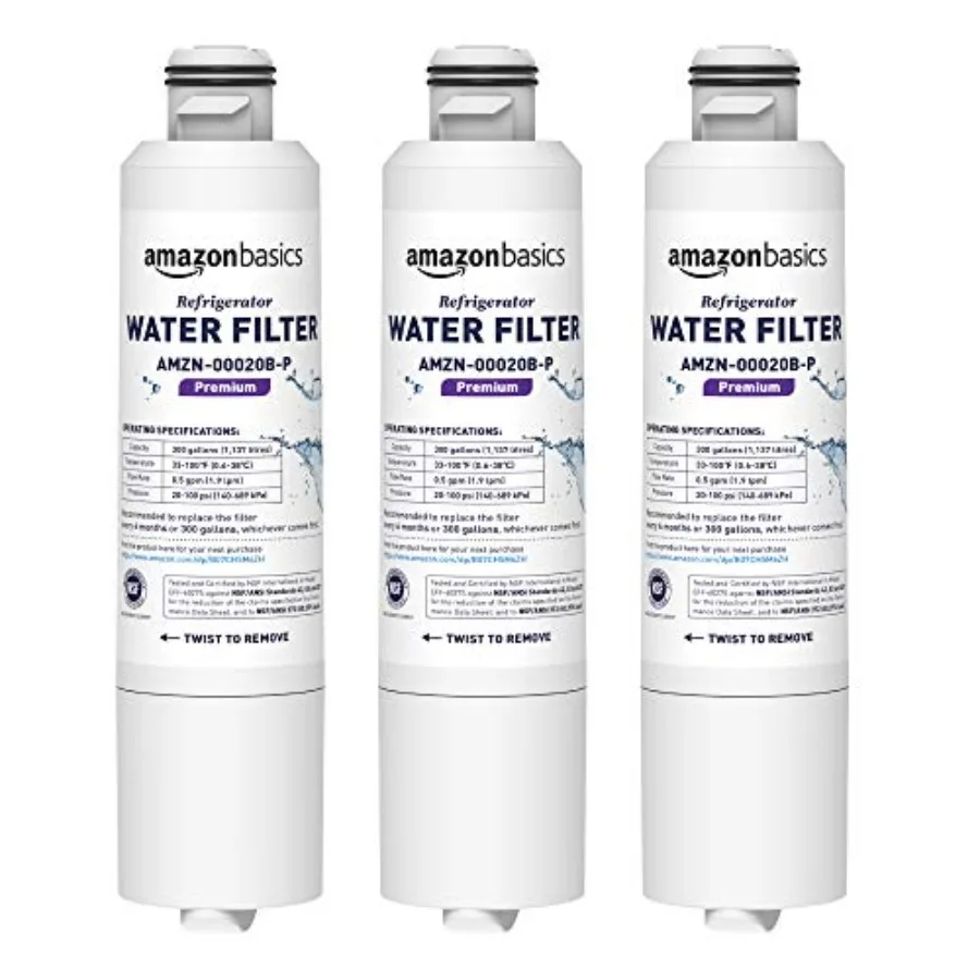 Replacement Samsung DA29-00020B Refrigerator Water Filter Cartridge NSF Certified Reduces Contaminants 3-Pack
Replacement Samsung DA29-00020B Refrigerator Water Filter Cartridge NSF Certified Reduces Contaminants 3-Pack