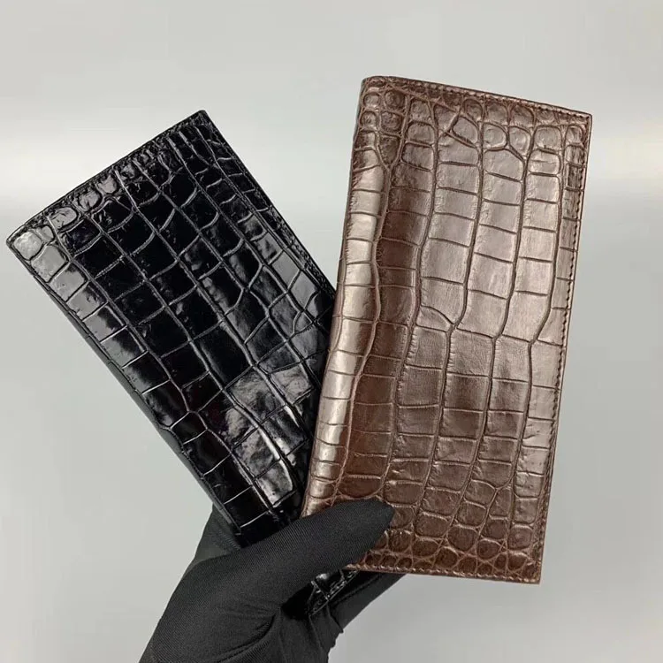2025 New Designer Luxury Full Crocodile Leather Men Long Wallets Business Genuine Leather Man Large Capacity Wallet For Man 45
2025 New Designer Luxury Full Crocodile Leather Men Long Wallets Business Genuine Leather Man Large Capacity Wallet For Man 45